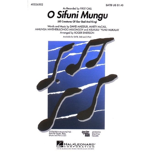 O Sifuni Mungu SSAA Choral Score by Roger Emerson