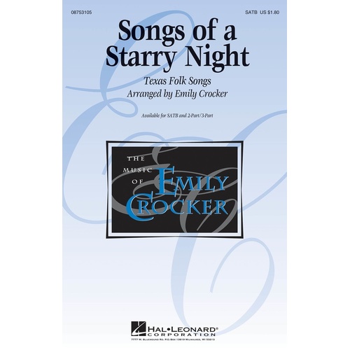 Songs Of Starry Night SATB (Octavo)