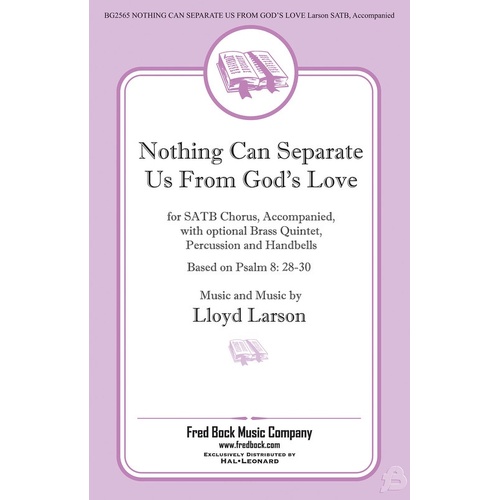 Nothing Can Separate Us From Gods Love SATB (Octavo)
