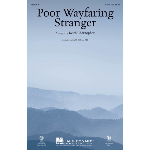 Poor Wayfaring Stranger TTB (Octavo)