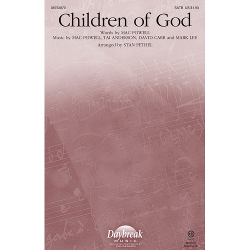 Children Of God SATB (Octavo)