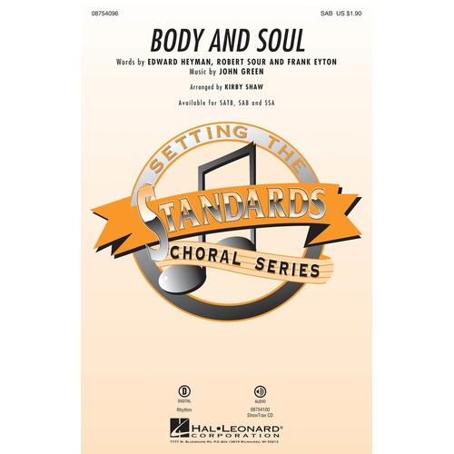 Body And Soul SAB (Octavo)