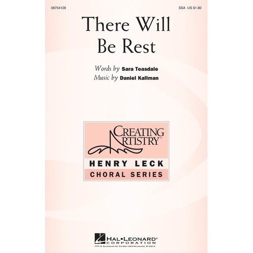 There Will Be Rest SSA (Octavo)
