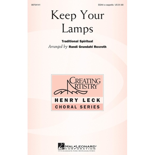 Keep Your Lamps SSAA (Octavo)
