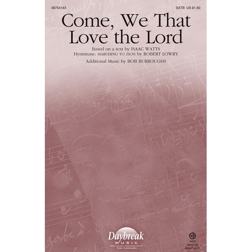 Come We That Love The Lord SATB (Octavo)