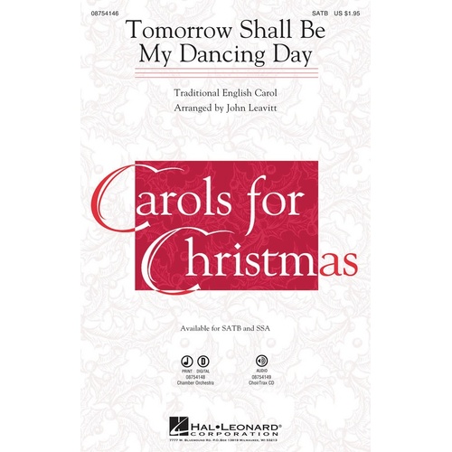 Tomorrow Shall Be My Dancing Day ChoirTraxCD (CD Only)