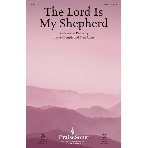 Lord Is My Shepherd SATB (Octavo)