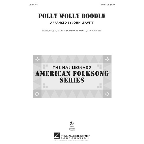 Polly Wolly Doodle SATB (Octavo)