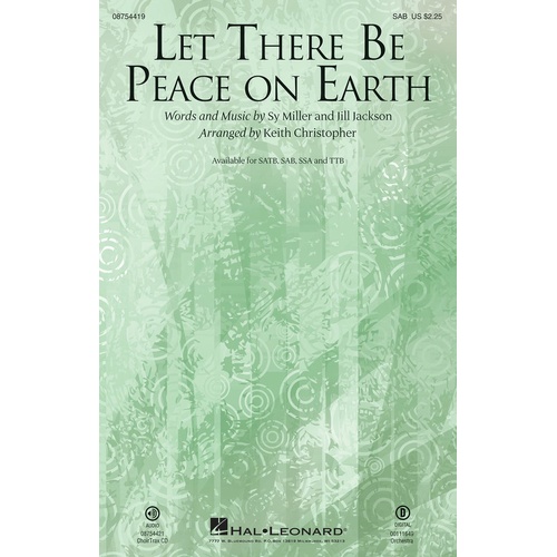 Let There Be Peace On Earth SAB (Octavo)