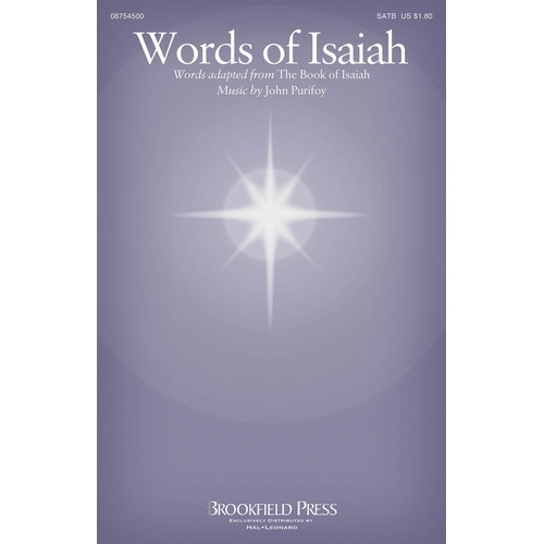 Words Of Isaiah SATB (Octavo)