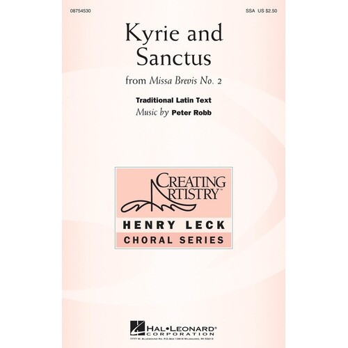Kyrie And Sanctus SSA (Octavo)