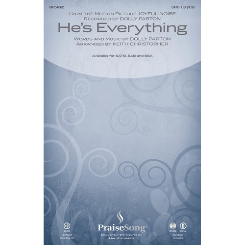 Hes Everything ChoirTrax CD (CD Only)