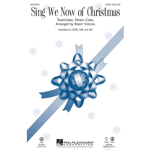 Sing We Now Of Christmas ChoirTrax CD (CD Only)
