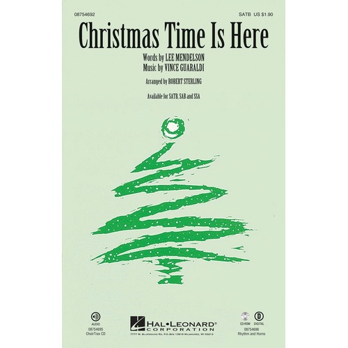 Christmas Time Is Here ChoirTrax CD (CD Only)