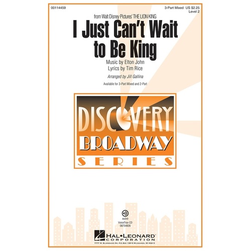 I Just Cant Wait To Be King VoiceTraxCD (CD Only)