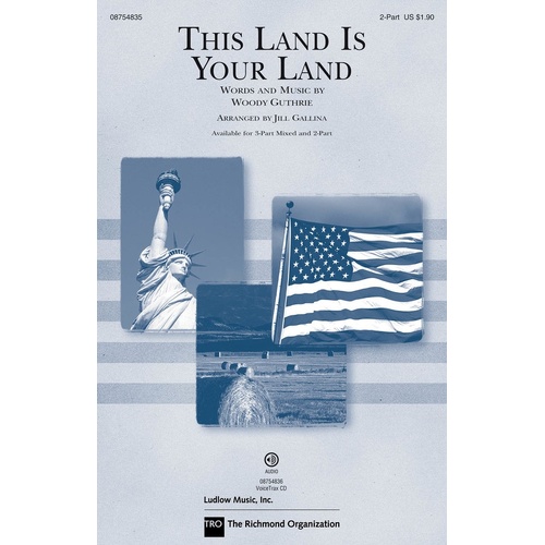 This Land Is Your Land 2Pt (Octavo)