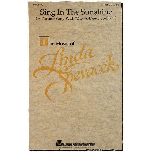 Sing In The Sunshine 2 Pt (Octavo)