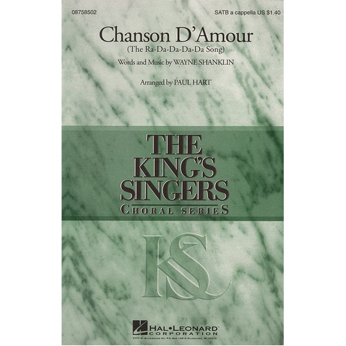 King Chanson Damour SATB (Octavo)