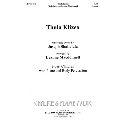 Thula Klizeo 2Pt Pod (Octavo)