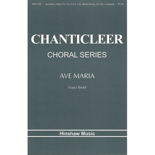 Ave Maria Sat(B) Trio/SATB A Cappella (Octavo)
