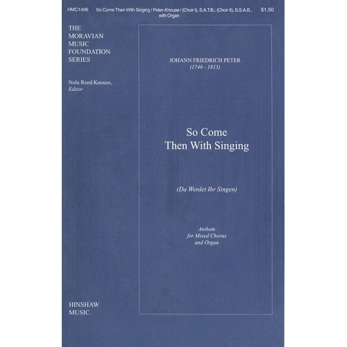 So Come Then With Singing SATB/SSAB (Octavo)