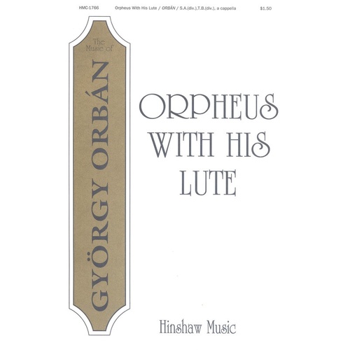 Orpheus With His Lute SSATB A Cappella (Pod) (Octavo)