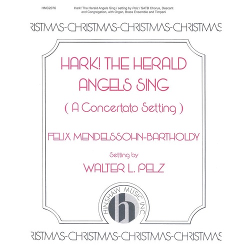 Hark The Herald Angels Sing Concertato SATB (Octavo)