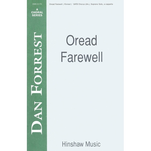 Oread Farewell SATB Divisi A Cappella (Octavo)