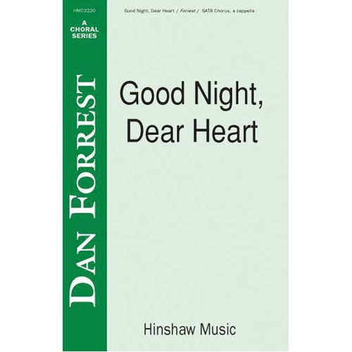 Good Night Dear Heart SATB Opt A Cappella (Octavo)