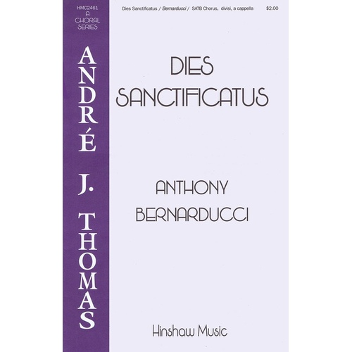 Dies Sanctificatus SATB Divisi A Cappella (Octavo)