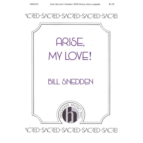 Arise My Love SATB Divisi A Cappella (Octavo)