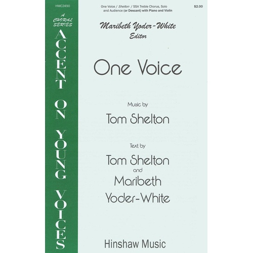 One Voice SSA (Octavo)