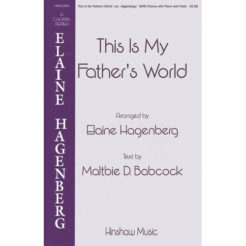 This Is My Fathers World SATB (Octavo)