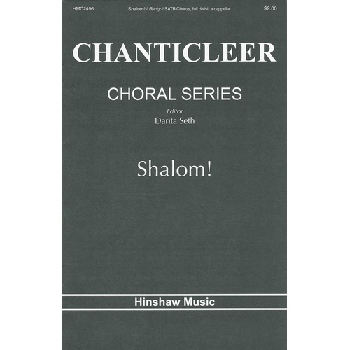 Shalom SATB Divisi A Cappella (Octavo)