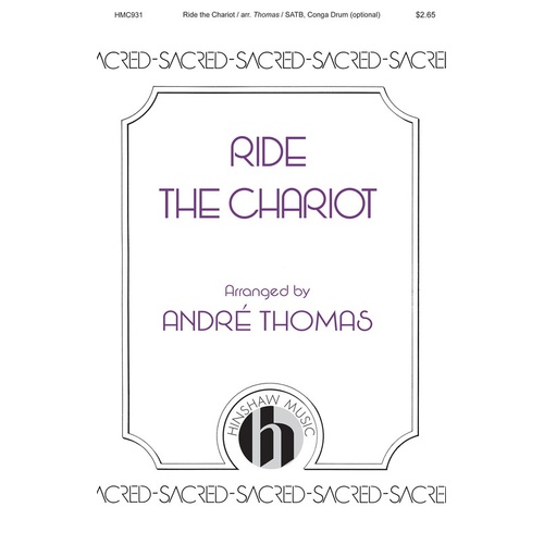 Ride The Chariot SATB A Cappella/Conga (Octavo)