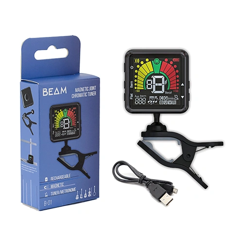 Beam Rechargeable Clip-on Chromatic Tuner & Metronome B-01