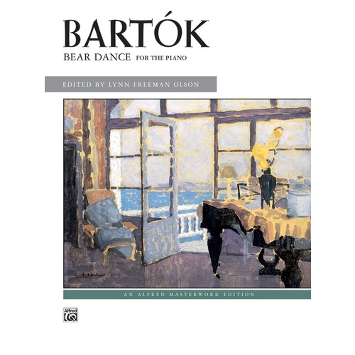 Bartok Bear Dance Piano Sheet Music for Viola