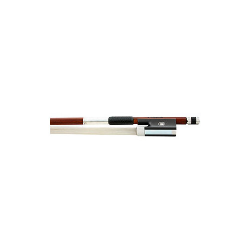 R Hageman Pernambuco Octagonal Violin Bow - Fine, Ebony Frog, Silver Wire Grip, Made in Germany
