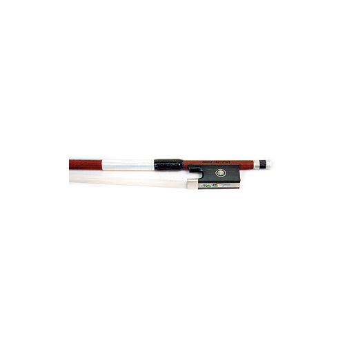 Gottfried Sturm Selected Pernambuco Violin Bow Round Stick with Ebony Frog and Silver Wire Grip