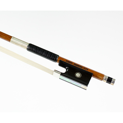 A. Kramling 3 Star Violin Bow, Round Pernambuco Stick, Sterling Silver Fittings, Made in Germany