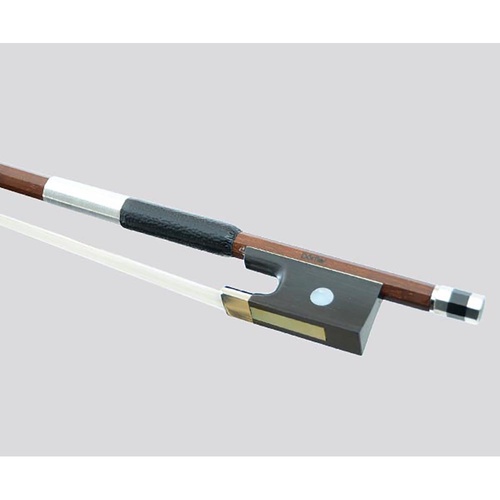 Dorfler Violin Bow - Octagonal Brazilwood with Ebony Frog and Mother of Pearl Eyes