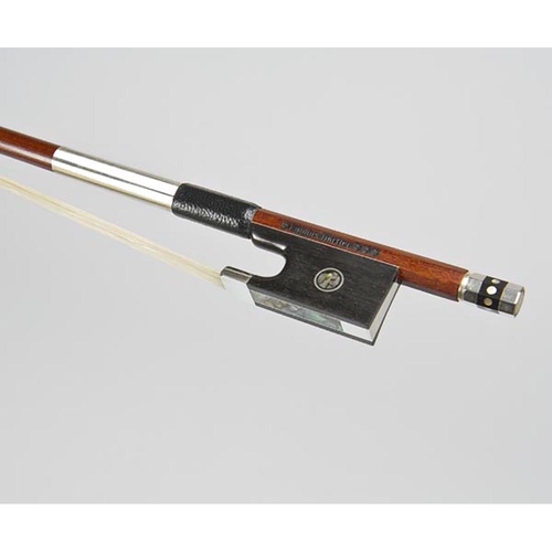 Egidius Dorfler Pernamb Octagonal Silver Violin Bow