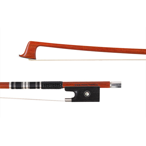 Egidius Dörfler Pernambuco Violin Bow Master Bow Round Stick Silver Mounting