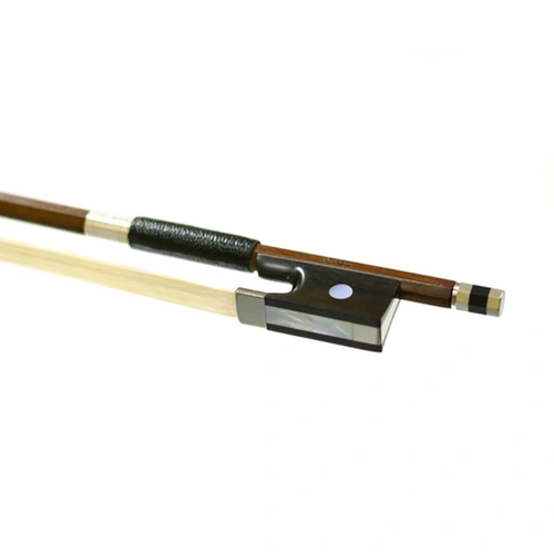 Paul Brazilwood Octagonal Violin Bow with Ebony Frog and Nickel Silver Grip