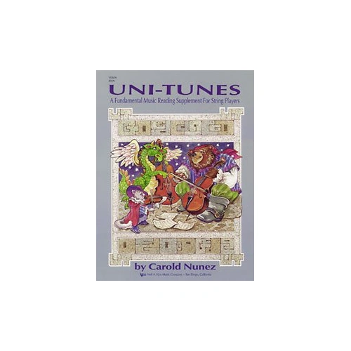 Uni Tunes Full Score - 48 Pages, Elementary Note Reading & Finger Patterns in D, G, C Major, Unison Exercises & Orchestra Composition