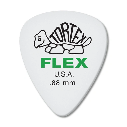 Jim Dunlop Dunlop .88 Tortex Flex Standard Guitar Pick (Single)