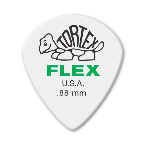 12 x Jim Dunlop Tortex Jazz III XL FLEX 0.88MM Gauge Guitar Picks 466R.88 