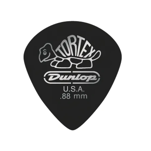 Jim Dunlop 0.88MM Tortex Black Gold Jazz Guitar Pick  (Single)
