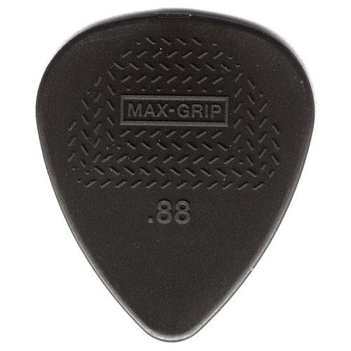 24 x Dunlop Max Grip Nylon 0.88mm Gauge Grey Guitar Picks Bulk