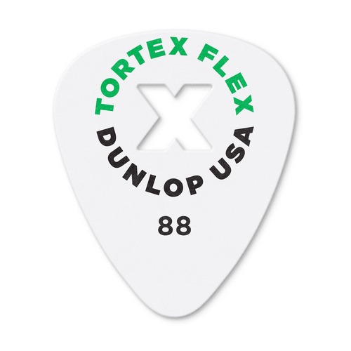 10 x Jim Dunlop Tortex FLEX X 0.88MM Gauge Guitar Picks *NEW*